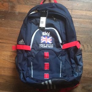 Adidas Great Britain Cycling Team Backpack - Navy and Red